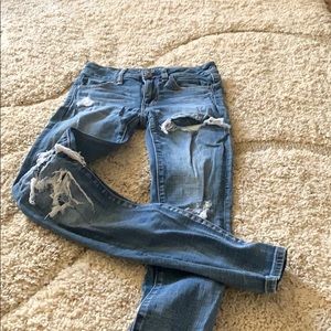 American Eagle jeans.